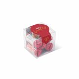Promotional Love Hearts in Clear Cube