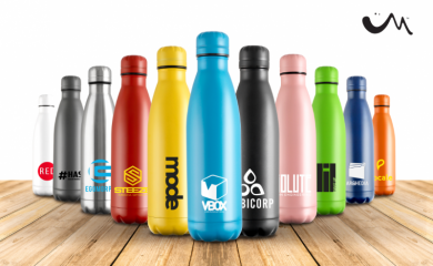 Promotional Mood Powder Coated Metal Bottle