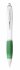 Promotional Nash Ballpoint Pen. White Barrel / coloured Gr