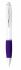 Promotional Nash Ballpoint Pen. White Barrel / coloured Gr