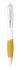 Promotional Nash Ballpoint Pen. White Barrel / coloured Gr