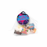 Promotional Organza Bag filled with retro sweets