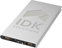 Promotional Plate 8000 mAh aluminium power bank