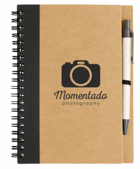 Promotional Recycled Priestly Notebook with Pen