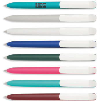 promotional Pure Soft White Clip Ball Pen