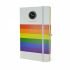 Promotional Rainbow A5 Mole Soft PU Notebook