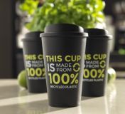 Promotional Recycled Americano Thermal Travel Mug - No Grip