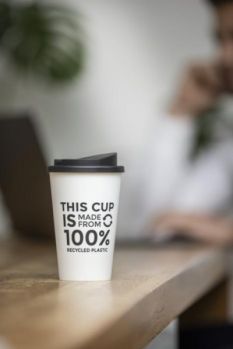 Promotional Recycled Americano Thermal Travel Mug - No Grip