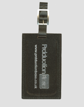 Promotional Recycled Leather Large Luggage Tag
