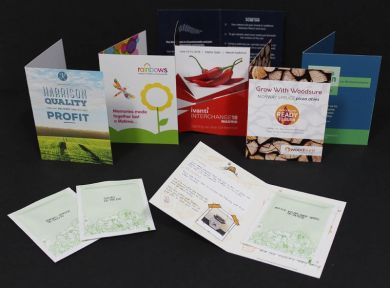 Promotional Seed Packet Greeting/Information Card