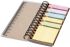 Promotional Spinner Spiral Notebook With Coloured Sticky Notes 