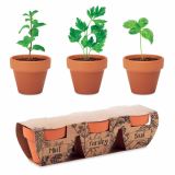 Promotional Terracotta 3 Herb Pot