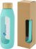 Promotional Tidan 600 ml borosilicate glass bottle with silicone