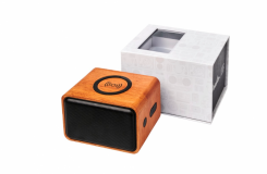Promotional Wooden Speaker with Charging Pad