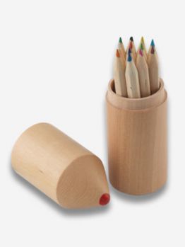 Branded Topper Colouring Pencil Set