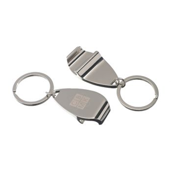 Promotional Vanguard Metal Bottle Opener Keyring