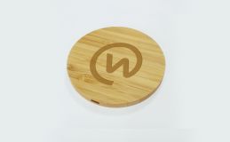 Personalised Wood Wireless Charger 