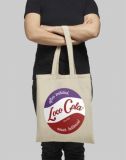 EXPRESS Promotional Natural Madras Cotton Shopper Tote Bag